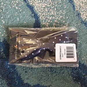 New, Tommy Hilfiger Boys Navy Polka Dot Bow Tie